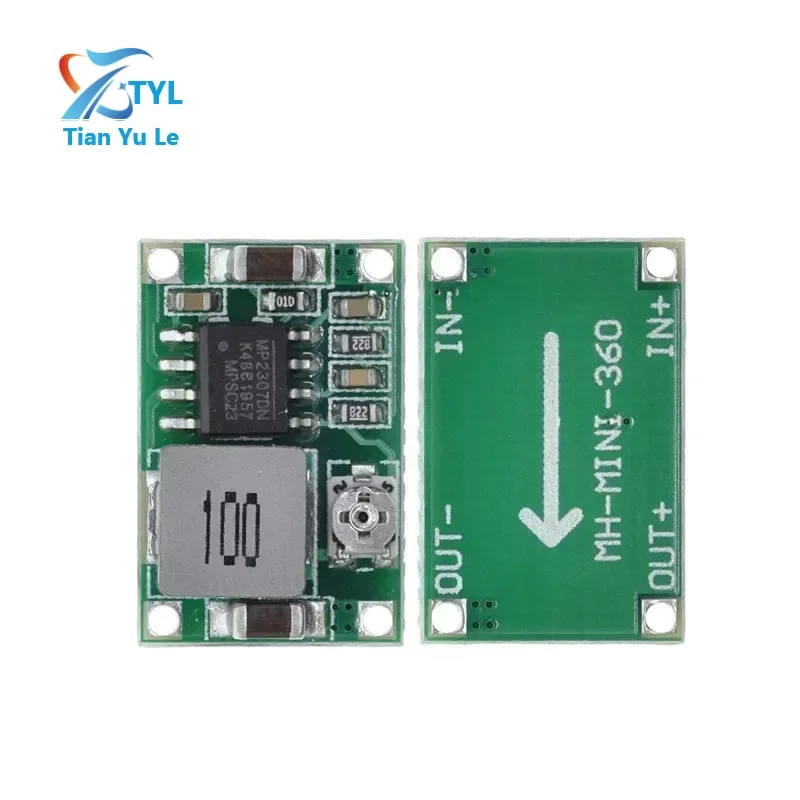 Mini 360 2A Dc/Dc Convertitore Buck Step Down Modulo Di Alimentazione 4.75V-23V A 1V-17V Lm2596
