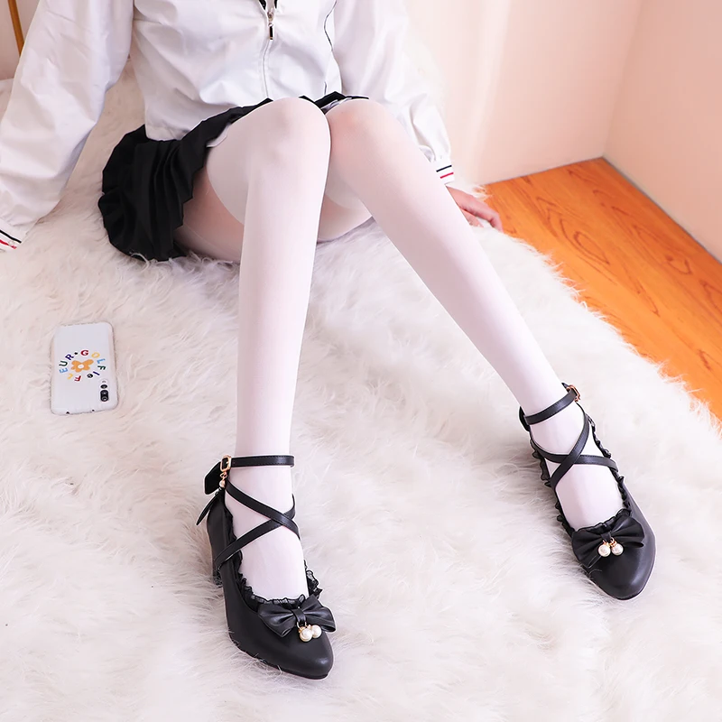 Scarpe Con Tacco Mary Jane Per Bambine – Cinghie Incrociate, Eleganti Per Matrimoni, Tea Party, Cosplay E Principesse