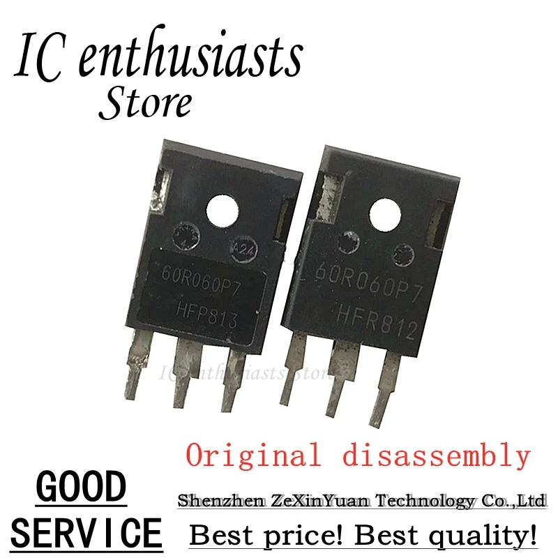 

5 шт. 10 шт. IPW60R060P7 60R060P7 TO-247 оригинальная разборка