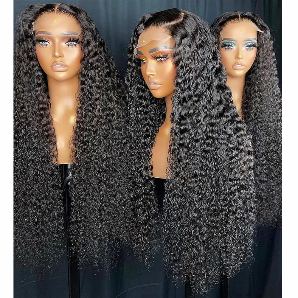 

13x6 Deep Wave Hd Transparent Lace Frontal Wigs Human Hair Brazilian 13x4 Water Wave Wigs For Women Curly Human Hair Wigs