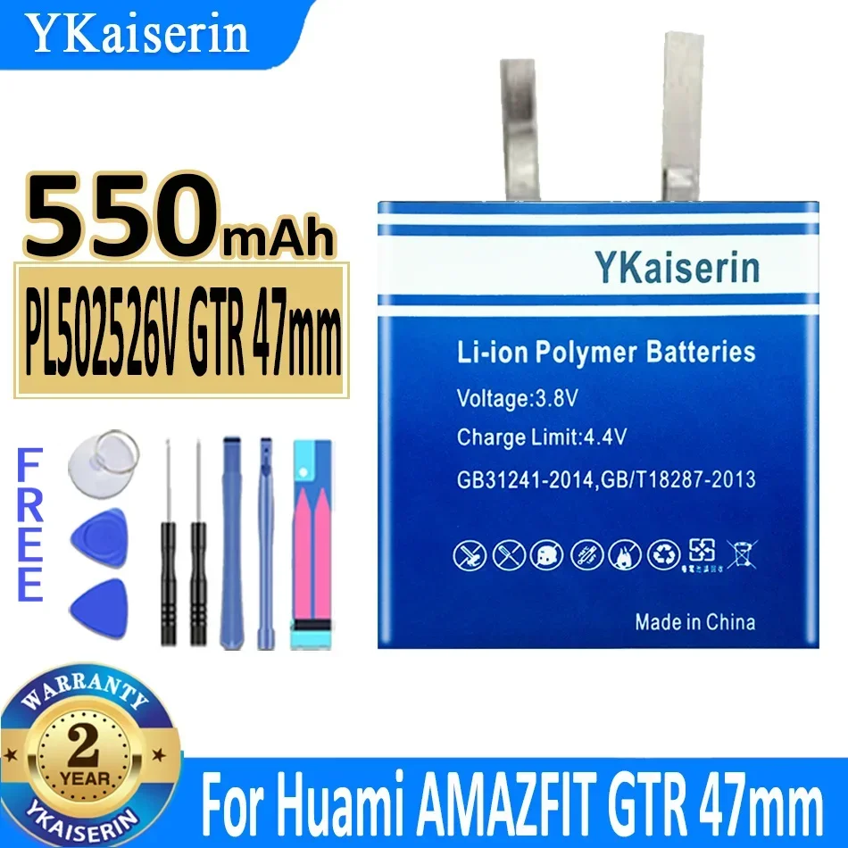 Ykaiserin Pl402120V Per Huami Amazfit Ares Bip Gtr Smart Sport Watch/Pop A2009/ Gtr 42Mm/Gts A1914 A1913/ Gts2 Mini / Gtr 47Mm