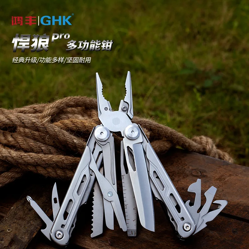 stainless steel small portable replaceable parts,  folding knives, scissors, cutting emergency equipment, manual pliers tools