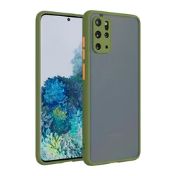 Premium Skin Feel Matte Translucent Phone Case - Durable PC TPU Material for S8 Plus (Tea green)