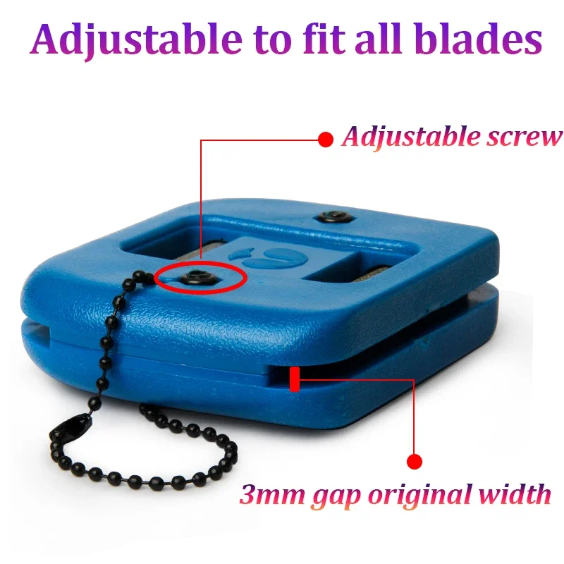 2025 New Ice Figure Skating Shoes Blade Sharpener Durable Sandstone Skates Shoes Sharpening Double Side Sharpeners Tool Portable