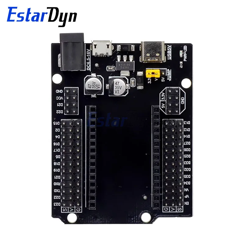 Enhanced ESP32 Development Board with Type-C USB and WiFi+Bluetooth Connectivity