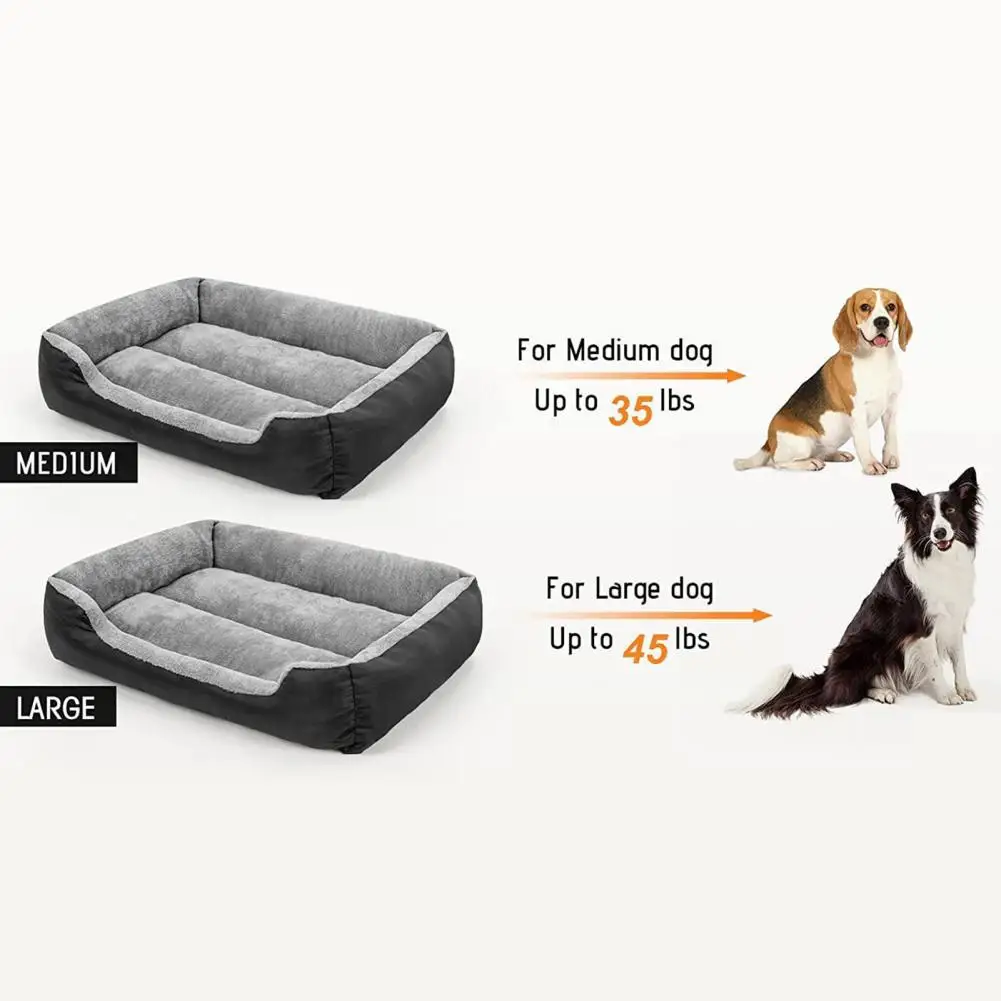 

Pet Bed Space Dog Bed Cozy Pet Nest Thick Fabric Long-lasting Comfort for Cats Dogs Large Space Bed for Sleeping Experience