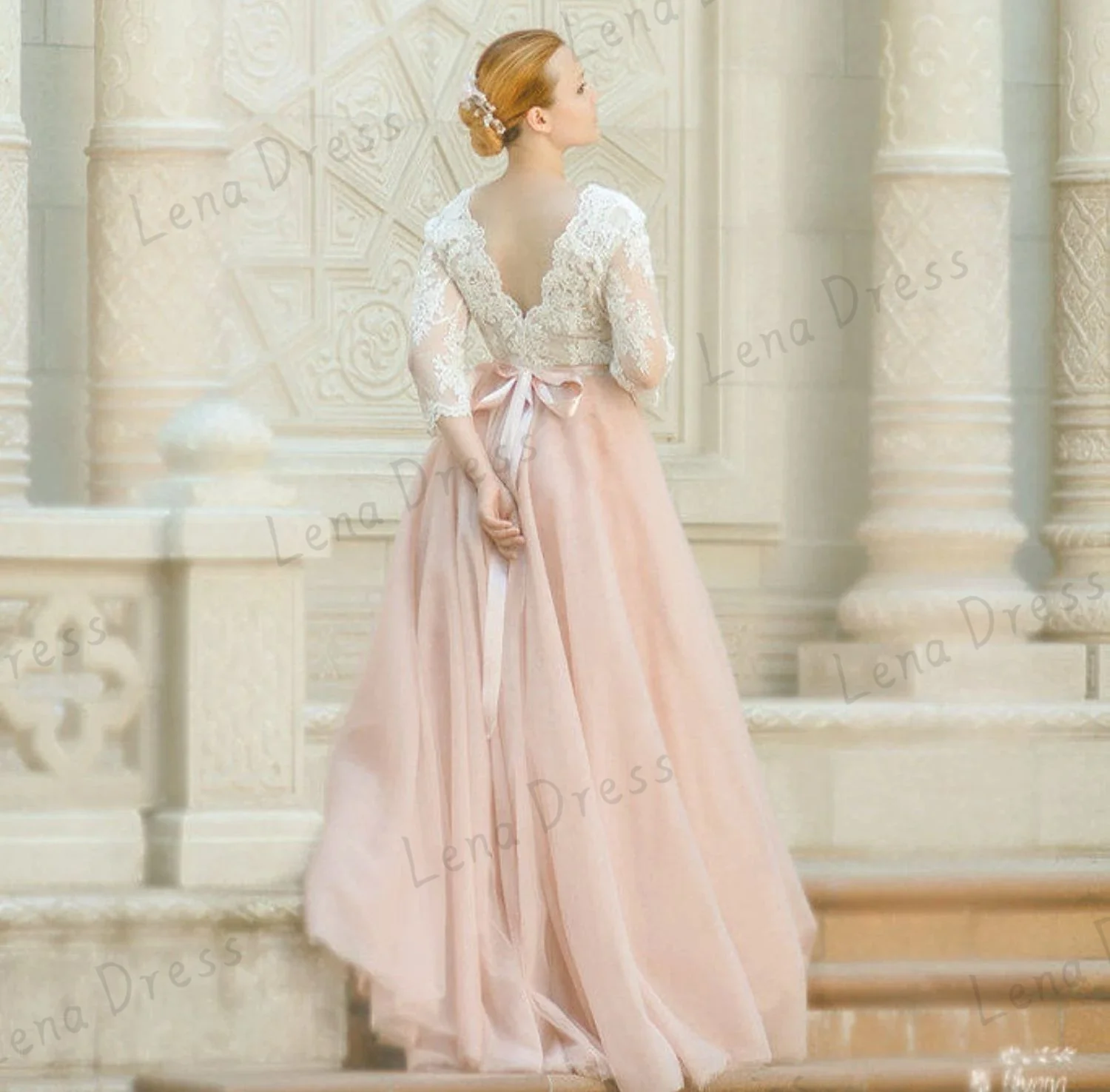 

Lena- Mesh Elegant Party Dresses for Women Luxury Dresses Evening 2024 Graduation Gown Line A Chic and Elegant Evening Dress Es