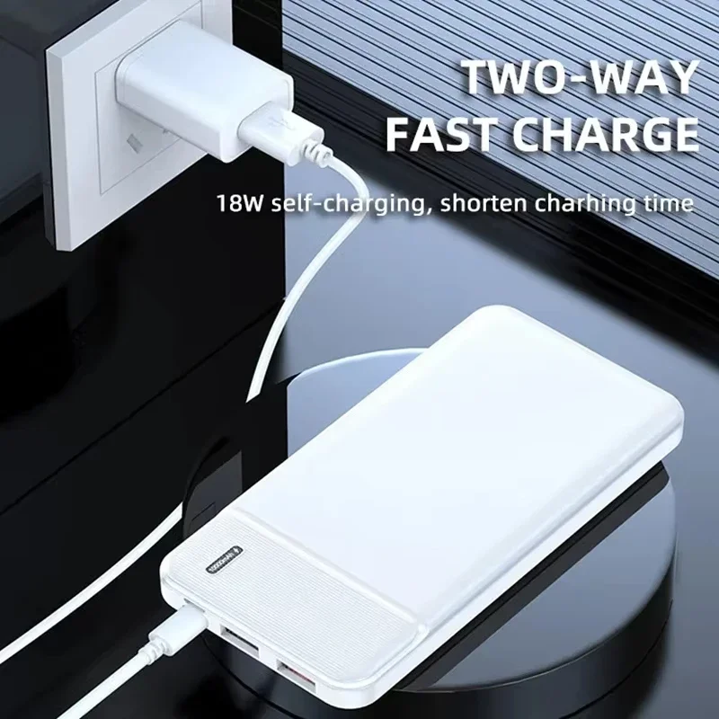 50000mAh High Capacity Power Bank 120W Fast Charging Powerbank Portable Battery Charger For iPhone Samsung Huawei 5