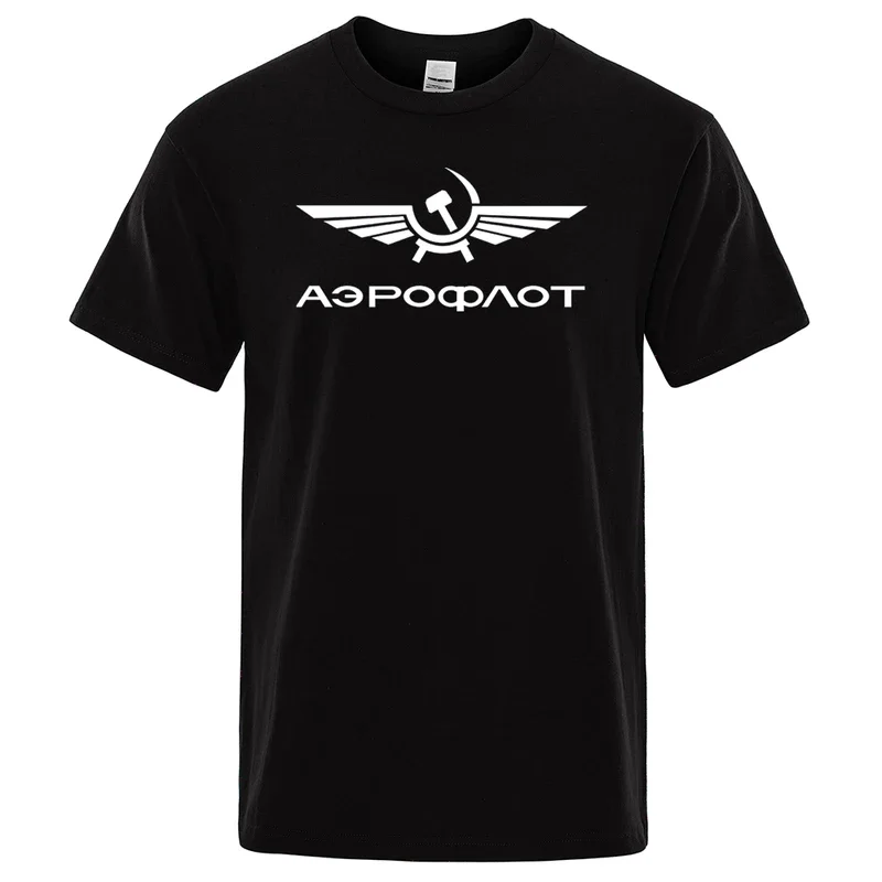 

Oversized Airline Pilot T-shirt Men's summer cotton short-sleeved fashion casual crew neck oversized T-shirt