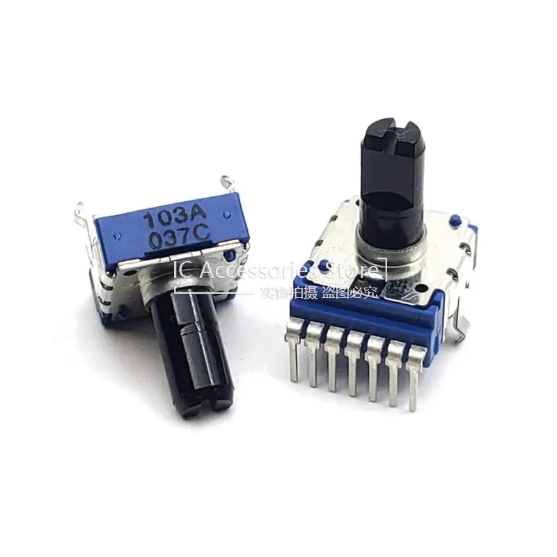 

2PCS RK14 Type Vertical Dual A10K A103 Single Row 7 Pin KB-290 Electronic Organ Volume Potentiometer Shaft Length 13MM