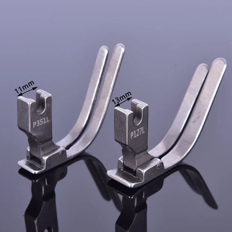 

1 шт., прижимная лапка для швейной машины, прижимная лапка для автомобиля на молнии, зубочистка, тонкая стальная прижимная лапка P127L P351L