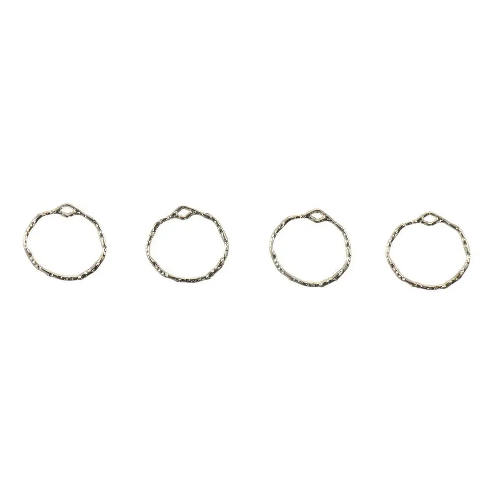 

Alloy Open Back Bezel Pendants Jewelry Making Hollow Round Resin Frames Loop Gold Open Bezel Charms DIY Jewelry Accessories