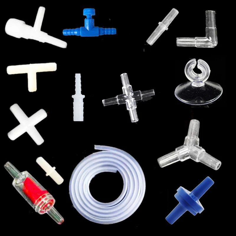 Aquarium Accessories Fish Tank Air Pump Air Hose Check Valve Three-way Diverter Valve Regulating Bubble Stone aquarium air pump,aquarium air pipeline