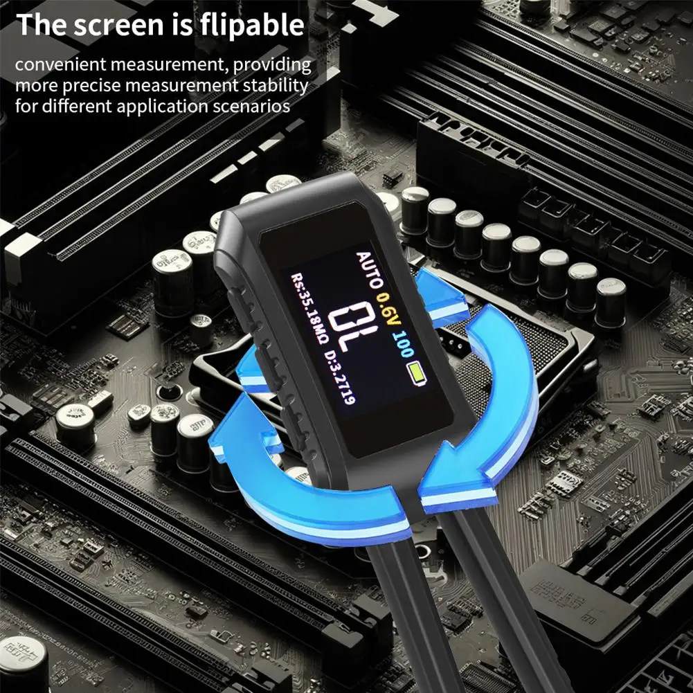 Intelligent Digital LCR Smart Tweezer LCR SMD Mini Tester Continuity Diode Test Measurement Tools Tweezer Multimeter