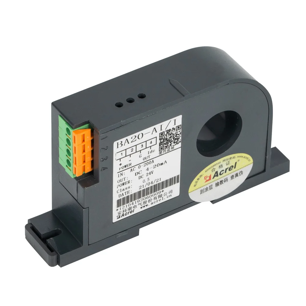 

BA20-AI/I AC Electrical Transducers Input AC0-200A Output DC0-20mA