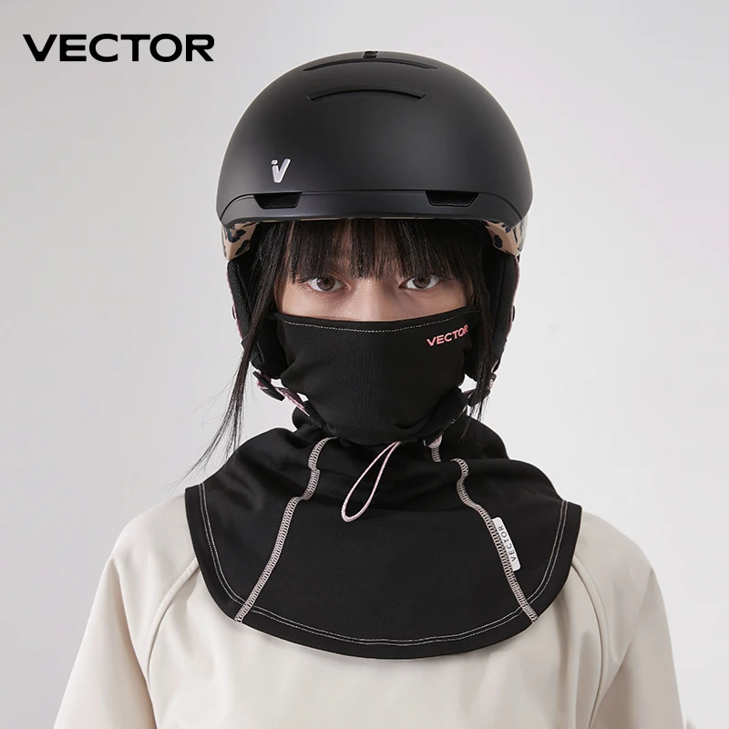 Thermal Ski Mask VECTOR Breathable Outdoor Ski Snowboard Motorcycle Winter Warmer Sport Half Face Mask Cover Triangular Scarf Skiing Mask