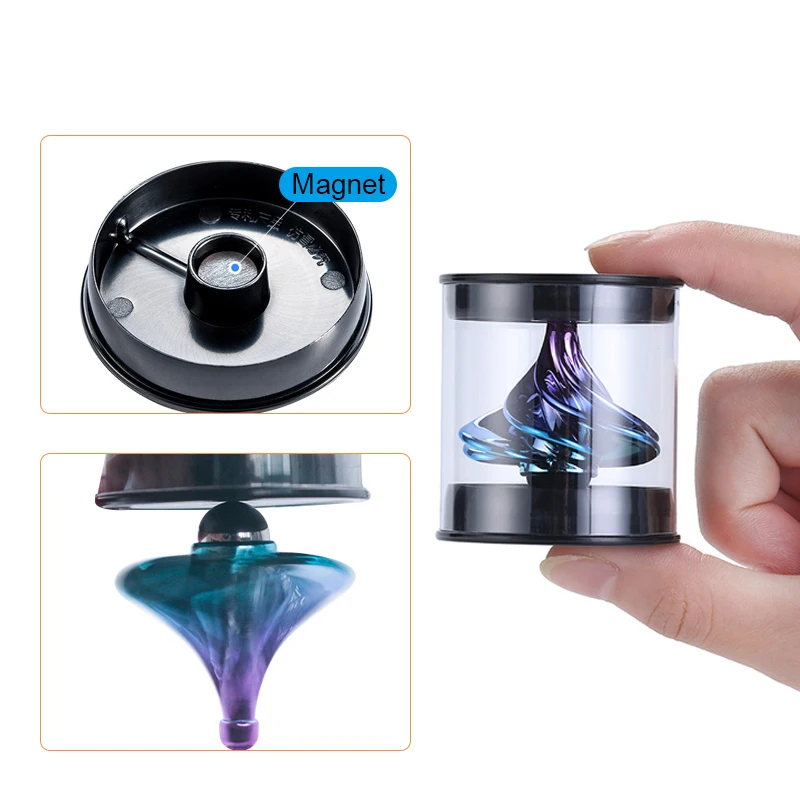 Wind Spinner Toy Airflow Rotating Spinning Top Magic Novelty Fidget Game Creative Whirling Stress Relief Funny Kids_voghion.com