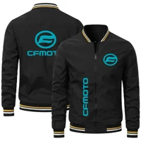 New Fashionable Men's Jacket CFMOTO Logo Motorcycle 2024 Qatar Racing Jacket Outdoor Windproof Off-road Bicycle Jacket Spring 1
