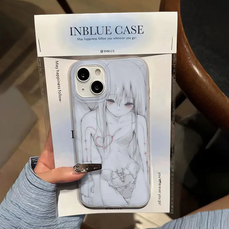 Japan Y2K Anime Girl Silicone Phone Case
