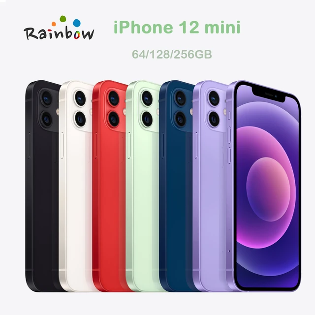 iPhone 12 Mini Original Apple A14 Bionic Hexa Core 5G LTE 4GB&64/128/256GB  IOS 5.4'' Dual 12MP Cellphone - AliExpress