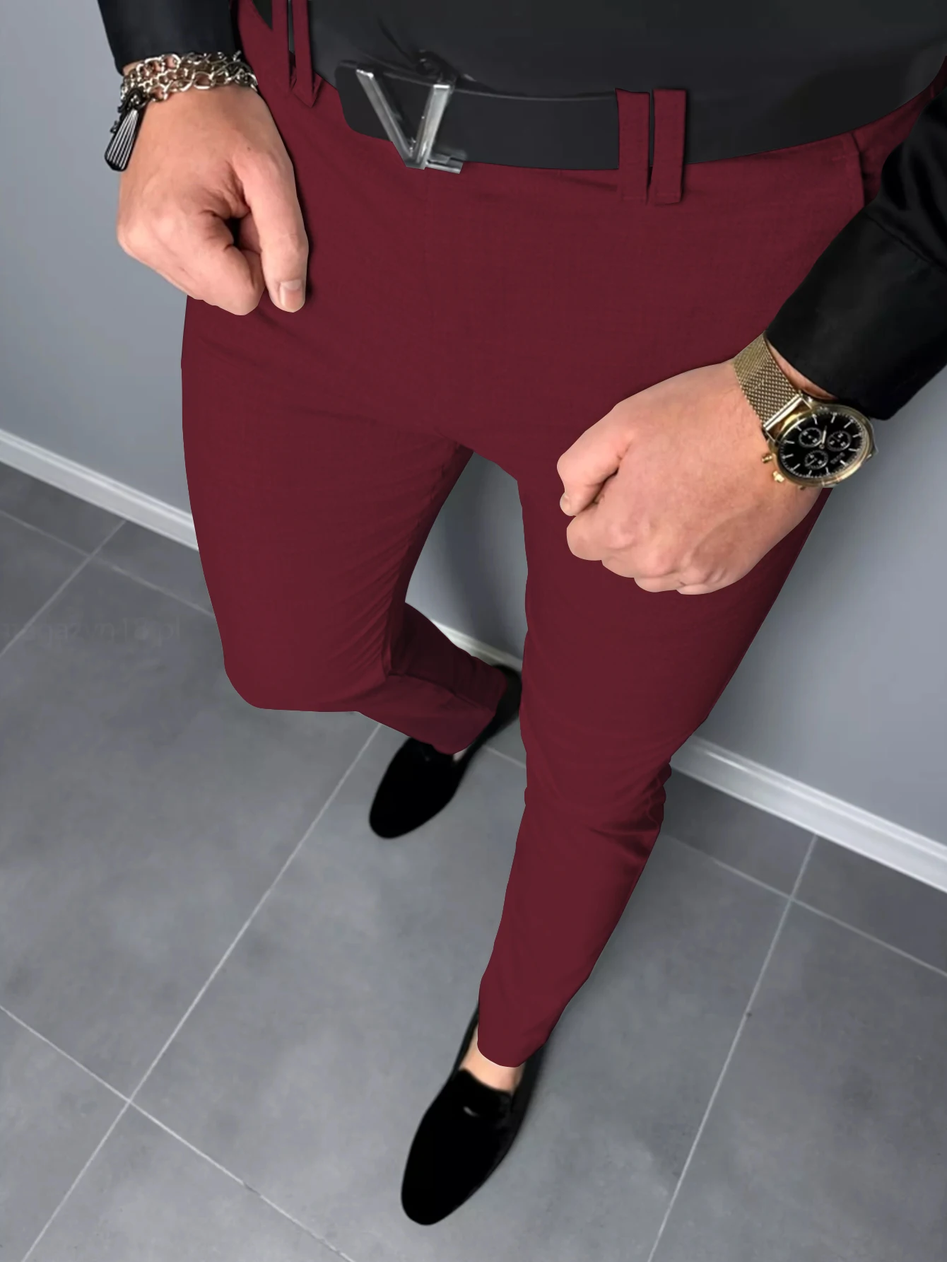 Men's Casual Pants Seasonal Comfort Regular Straight Leg