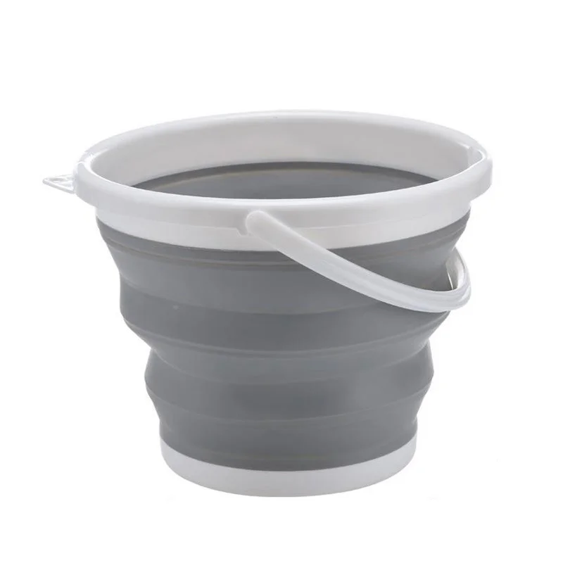 Folding bucket 3L Collapsible Bucket Portable Folding Water Bucket Car Washing Fishing Household Plastic Travel Outdoor Camping