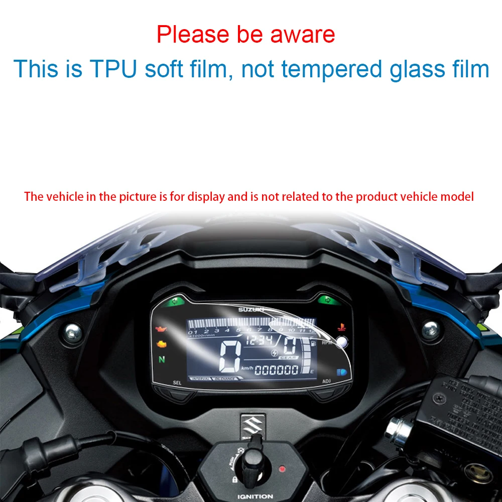 For SUZUKI V-STROM 1050 VSTROM 1050XT V Strom XT 2020 Katana 2019 2021 Instrument Protective Film Dashboard Screen Protector