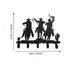 Metal Cowboy Wall Mounted Hook 1pc Decorative Rack with Hooks Easy to Install for Hanging Storage Solutions 2