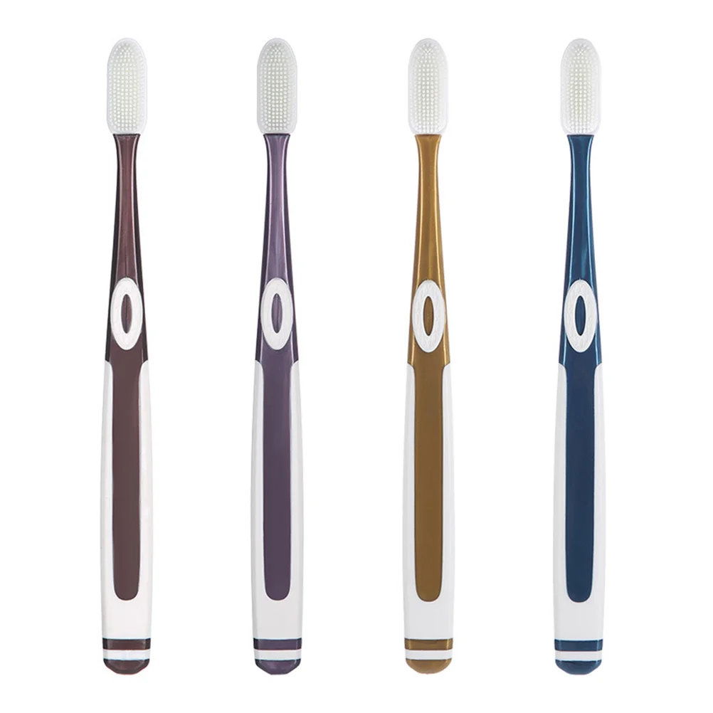 

Silicone Adult Tooth Brushes Portable Nano Toothbrushes (Assorted Color)