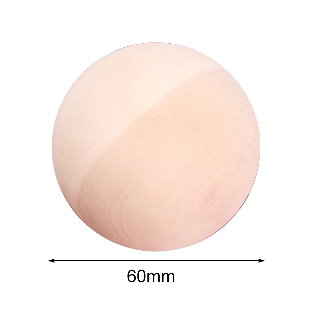 Natural Hardwood Craft Wood Balls