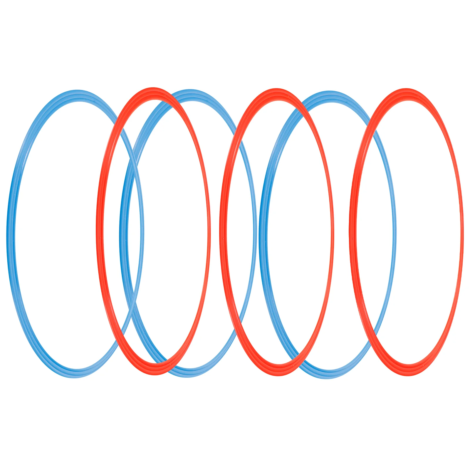 

6PCS Sport Article Soccer Agility Rings ABS Football Training Equipment Pace Lap Football Soccer Accessories