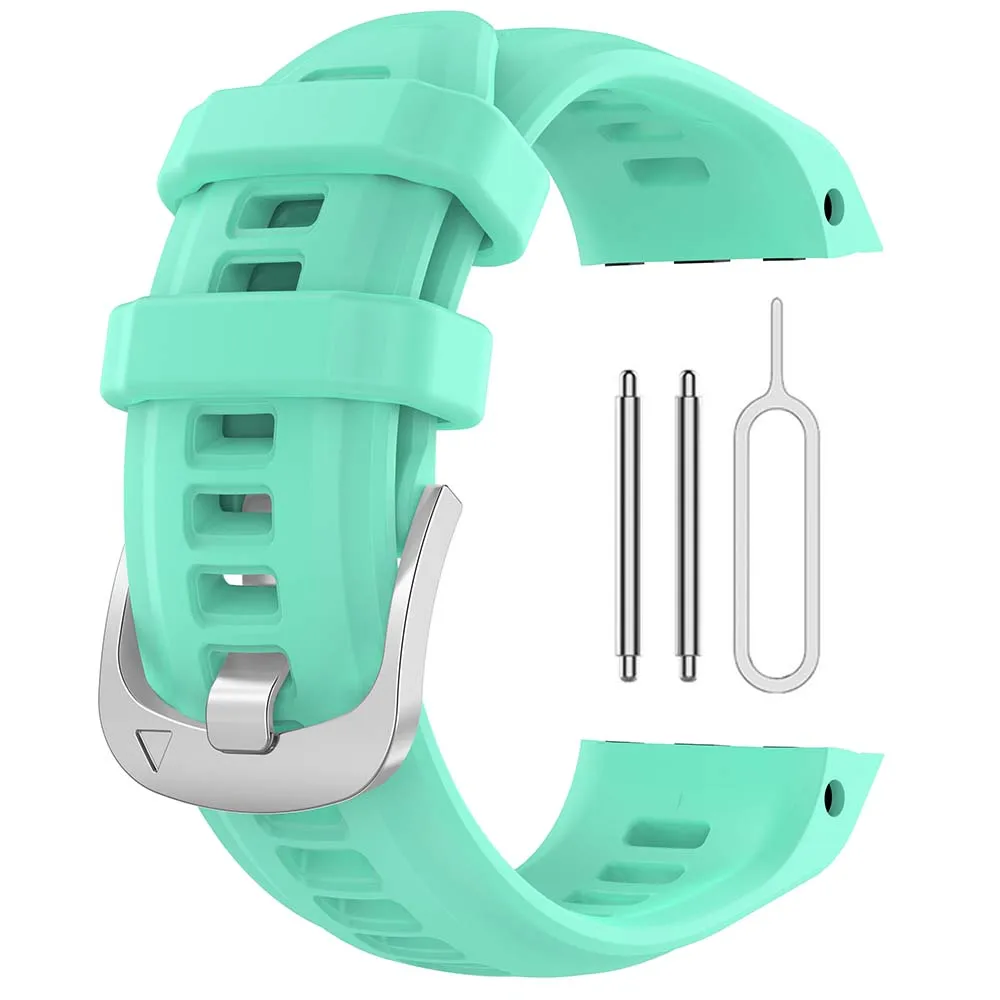 Elegant Soft Silicone Watch Band - Fashionable Replacement Wristband for Garmin Instinct Series