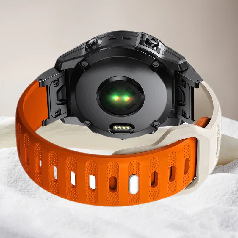 Versatile Silicone Quick Release Smartwatch Band - 22mm/26mm Strap