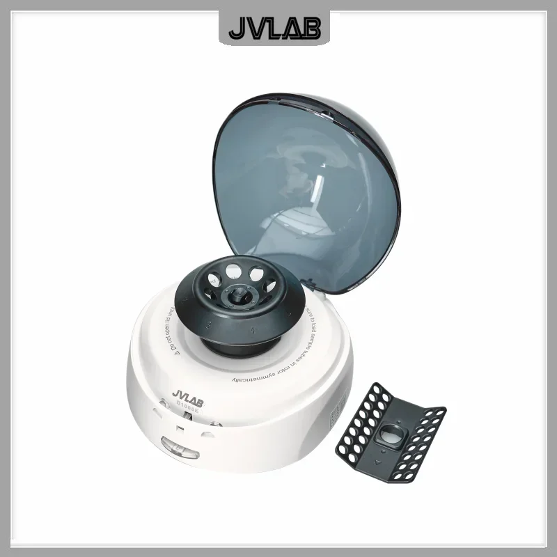 Mini Centrifuge Palm Centrifuge 5000rpm Laboratory Up To 8 PCR Tubes of 0.5ml 1.5ml 2ml Two Rotors RCF 1360xg D1008E