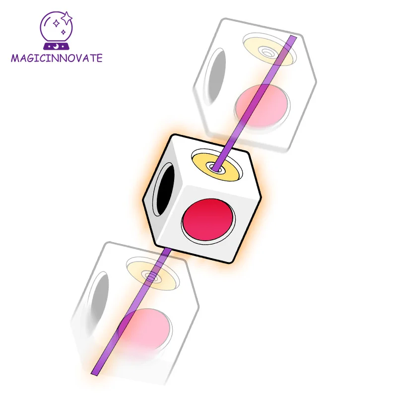 

Simple Packaging Learning Safety Toys Gadgets Electronic Dice Magic Tricks Obedient Cube Stage Performance Easy To Do Props