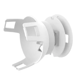 Adjustable Angle Smart Audio Stand with Wall-Mount Storage Rack (WHITE)