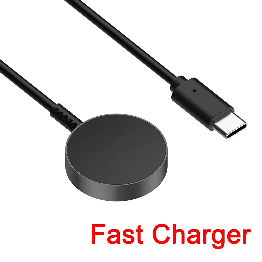 

Charger Fast Charging USB-C Cable for Galaxy Watch 6 Watch5 Pro/ Watch 3/4 Classic / Samsung Active 2 Smartwatch Charger Magnet