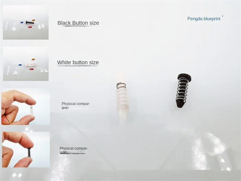 Round head rubber nails, fan fixing rivets, heat sink fasteners, north-south bridge, spring plastic nails