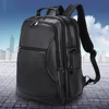 Thick cowhide backpack 17 " laptop backpacks cowskin computer bag business travel leather backpack men's bagpack Big Capacity 1