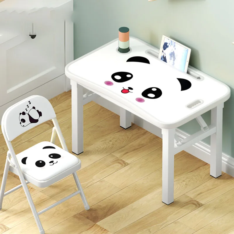 

creativity Computer Tables Children Plastic China Folding Table makeup Minimalist Table Enfant Avec Chaise Kids Furnitures