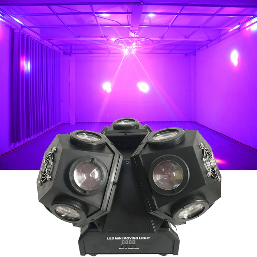 Rotating Stage Light Laser Moving Heads Led Array Karaoke Strobe Mini Globus Show Lights Electronic Mesa Dj Flash Decorations