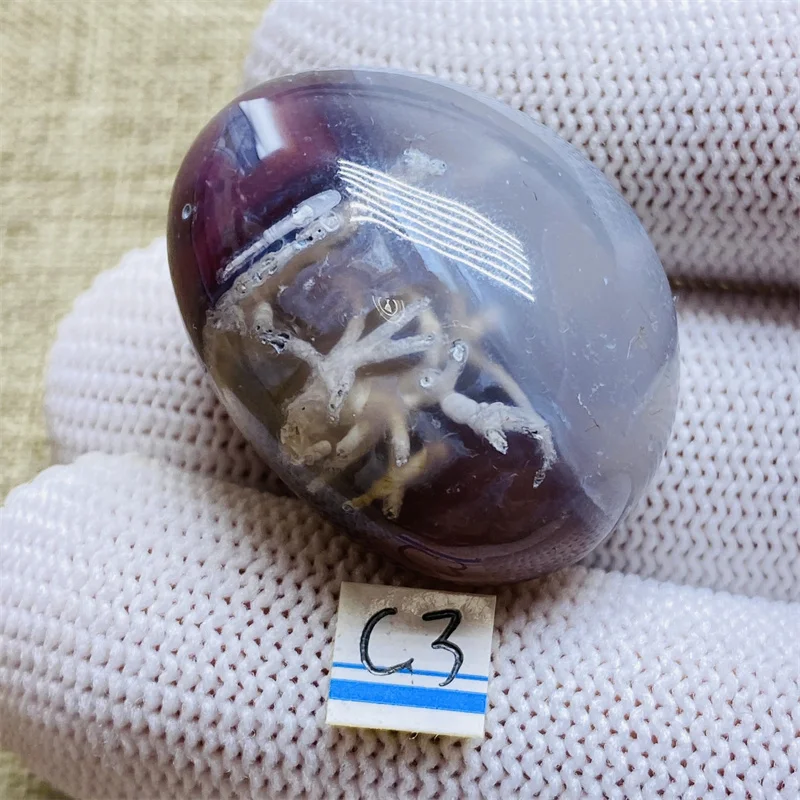 

AAA+Natural Ocean Grass Agate Marine ChalcedonyMineral Specimen Witchcraft Energy Stone Crystal Healing