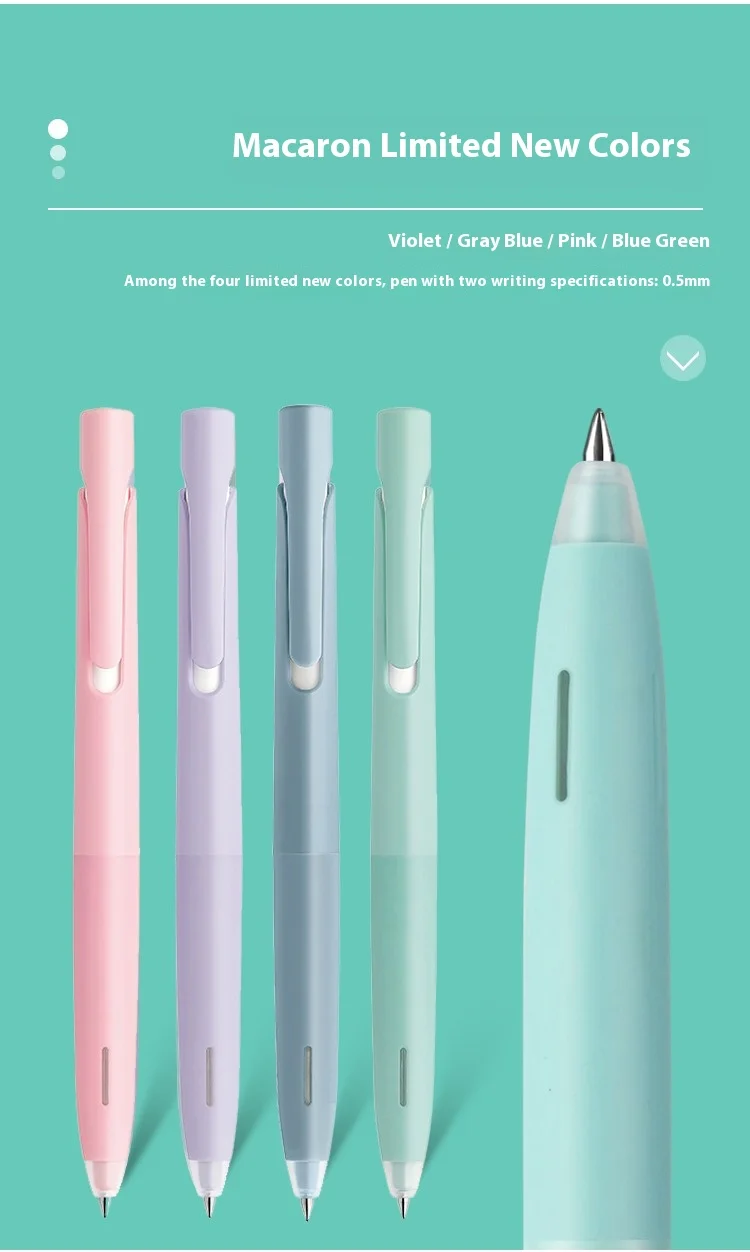 ZEBRA ZZJ66 Blen Limited Gelstifte, Macaron Anti-Vibrationsstift 0,5 schnell trocknend, niedriges Schwerpunkt, japanisches Schreibwarenzubehör – Detail 1