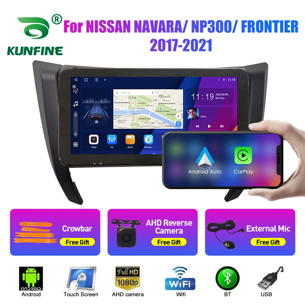 

Автомобильный радиоприемник 10,33 дюйма для NISSAN NAVARA/ NP300/ FRONTIER 2Din Android автомобильный стерео DVD GPS навигатор плеер QLED экран Carplay