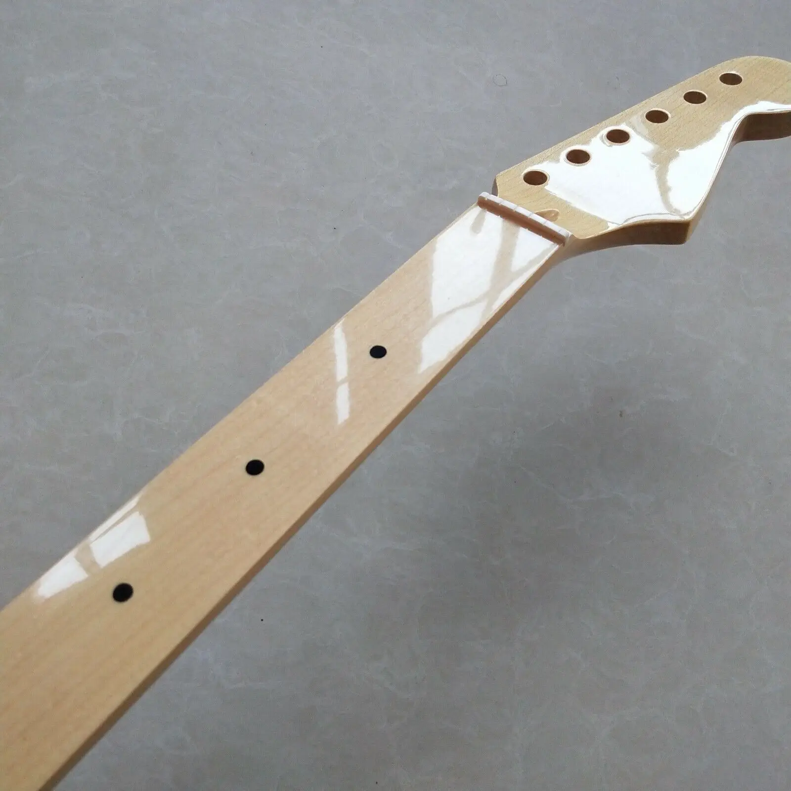 

New Fretless Electric guitar neck 22 Fret 25.5" Maple Fretboard Inlay dots parts