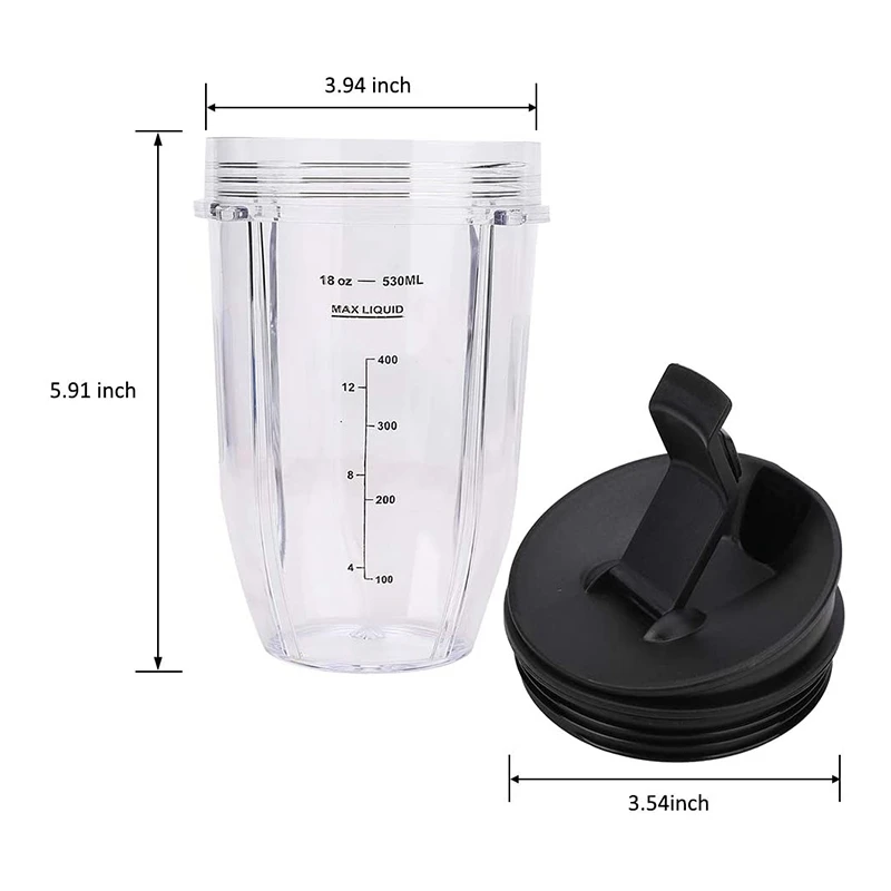 for Nutri Ninja Blender Cups and Accessories Replacement Parts for BL480,  BL490, BL640, BL680 Auto IQ Series Blenders - AliExpress