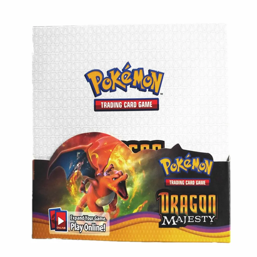 

324Pcs 2022 Newest Pokemon Cards Dragon Majesty Booster Box Trading Card Anime Game Collection Toys Cards
