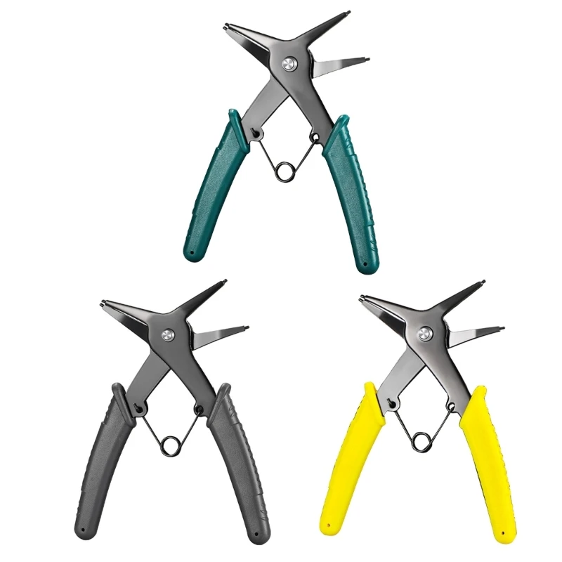 

2-in-1 Rings Pliers Double Purpose Circlip Pliers Rings Fixed Hardware Repair Manual Tool Internal External Dropship