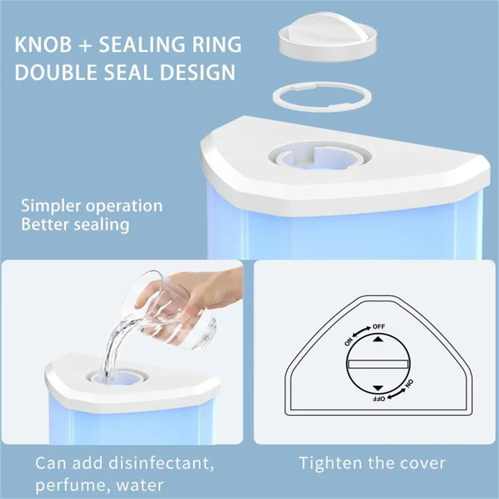 Automatic Disinfection Spray 250ml Wall Mounted Remote Control Timing Human Body Induction Nano Sterilizer for Office Bedroom 6