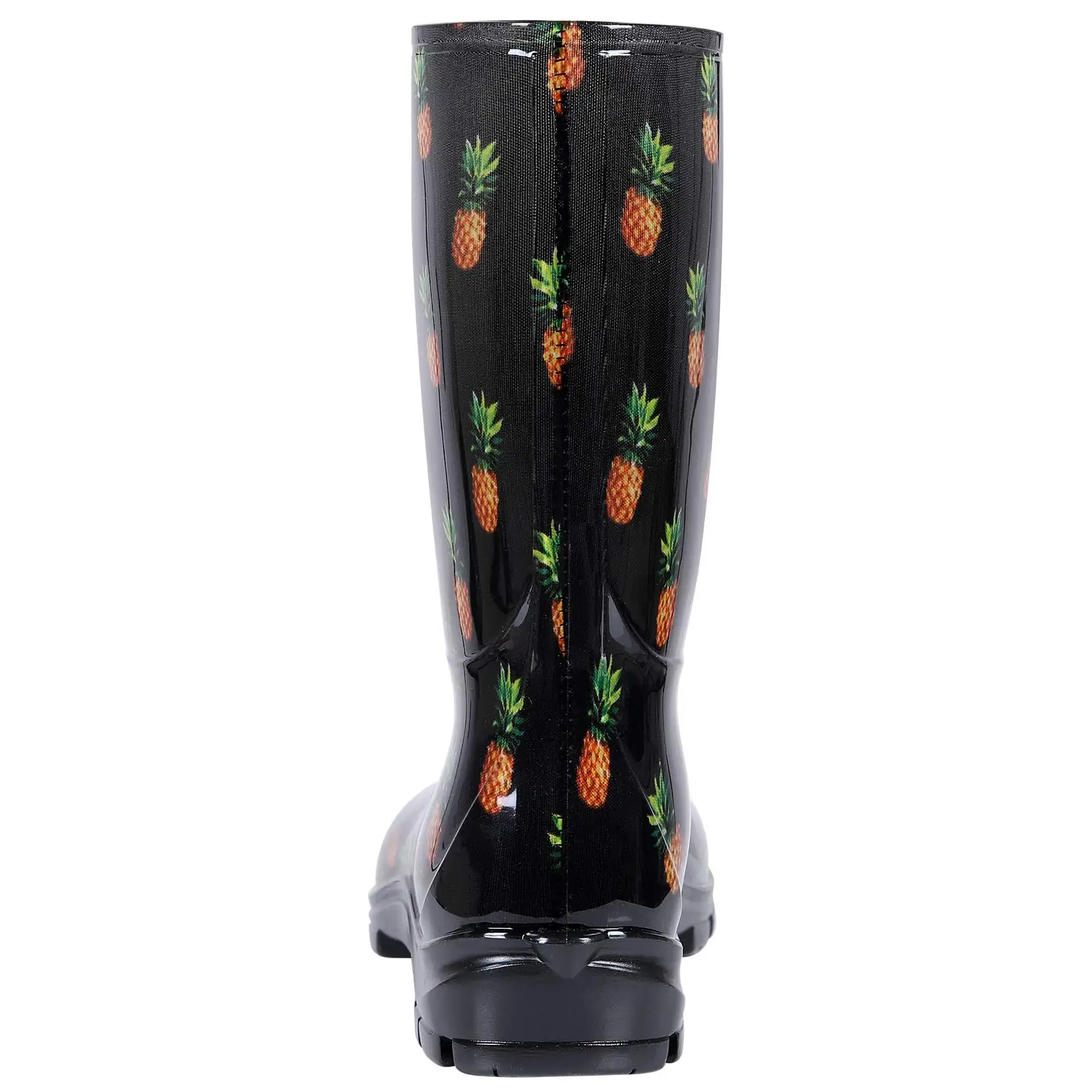 Litfun Summer Rain Boots For Women Fashion Printed Rain Shoes Outdoor Work Anti-Slip Waterproof Boots Comfortable Rubber Shoes